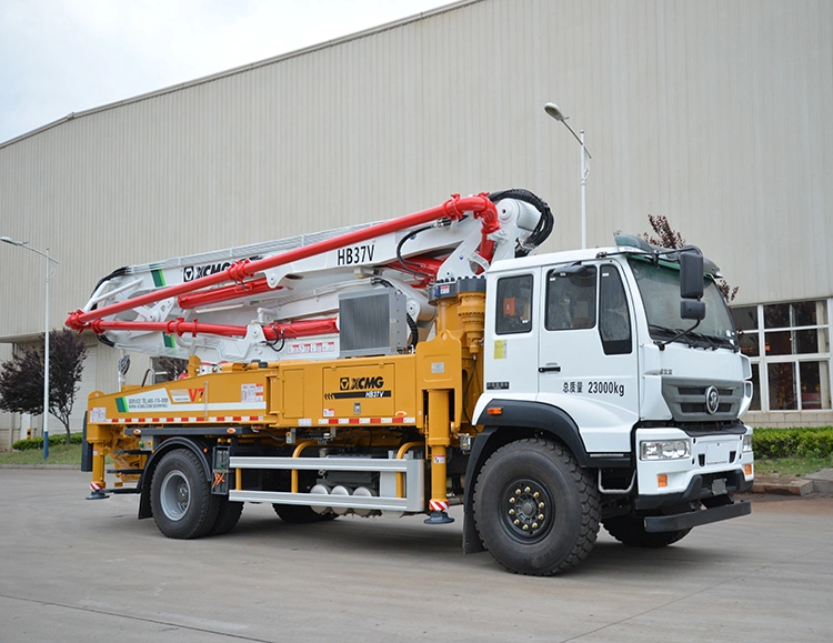 XCMG Schwing Manufacturer Hb37V China Small Mobile 37m Truck Mounted Concrete Boom Pump Price for Sale