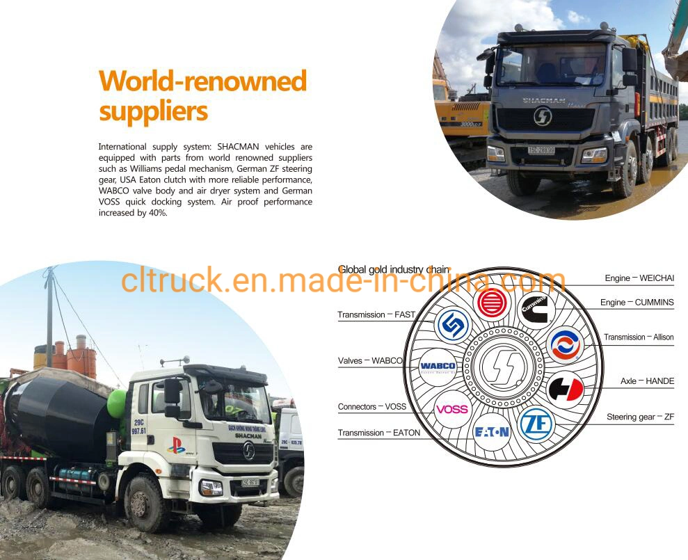 Concrete Mixer Truck 5 M3 Mixer Truck 4X2 Concrete Mixing Trucks Shacman Mixer Drum Truck 3m3 4m3 6m3 8m3 10m3 12m3 Concrete Cement Mixer Truck