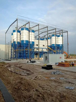 Silo di stoccaggio di cemento da 50 t / Silo di polvere di cemento / Produttori di silo di cemento