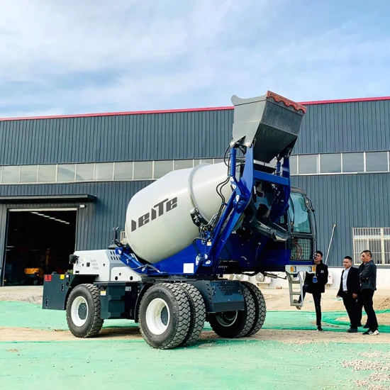 Produttore cinese di betoniere Leite da 1 a 6 Cbm piccola mini betoniera autocaricante per calcestruzzo con prezzi della macchina betoniera idraulica in vendita