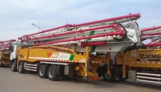 52m 130m3/H ha montato il camion della pompa per calcestruzzo dell'asta per la vendita dal fornitore della fabbrica della Cina, pompa per calcestruzzo di marca superiore di prezzi di fabbrica 36m 37m 42m 47m 48m 49m 52m 53m 56m 58m